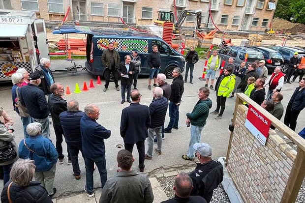 Rejsegilde markerer fremdriften i renoveringen af Rosenparken